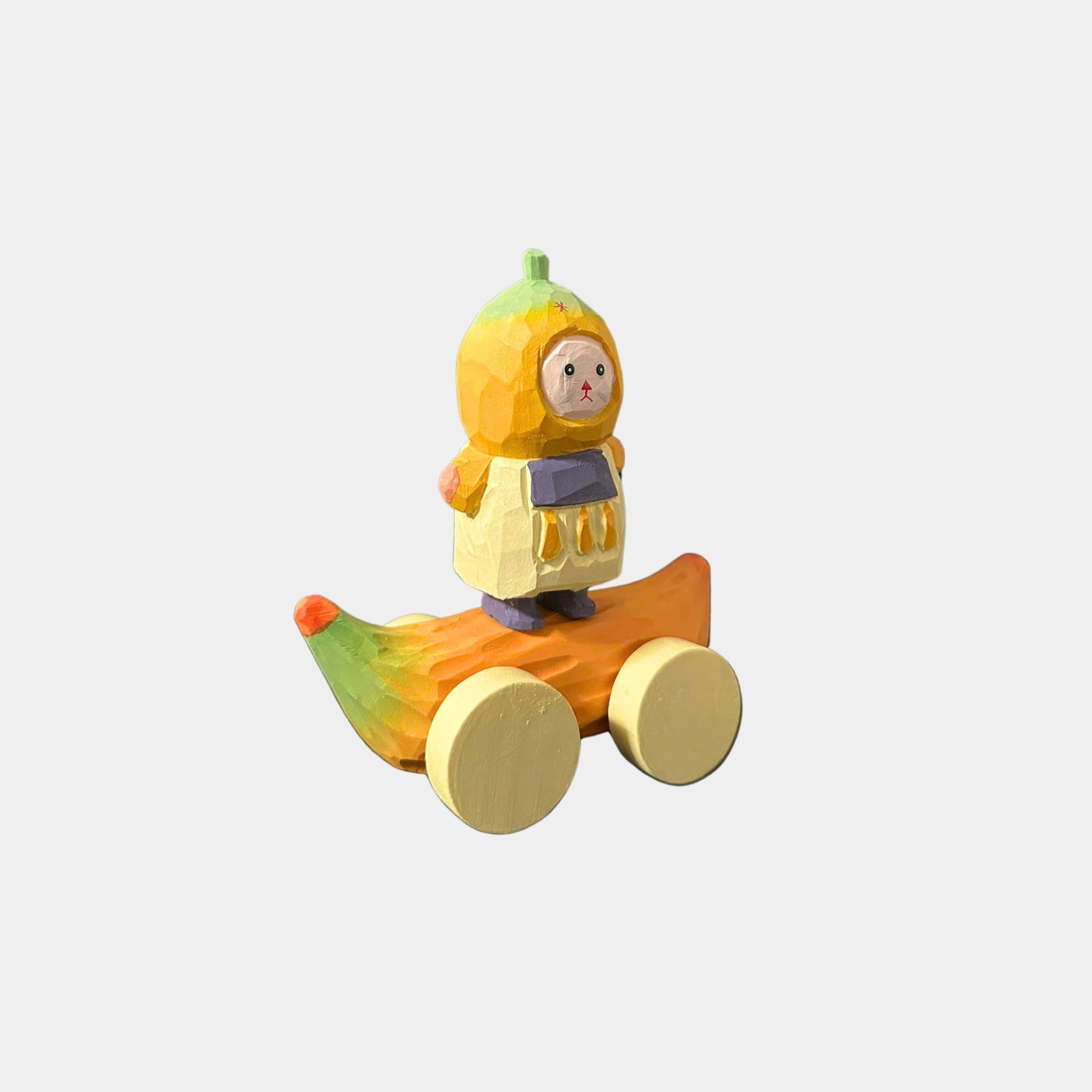 Banana Boat Buddy Wooden Figurine